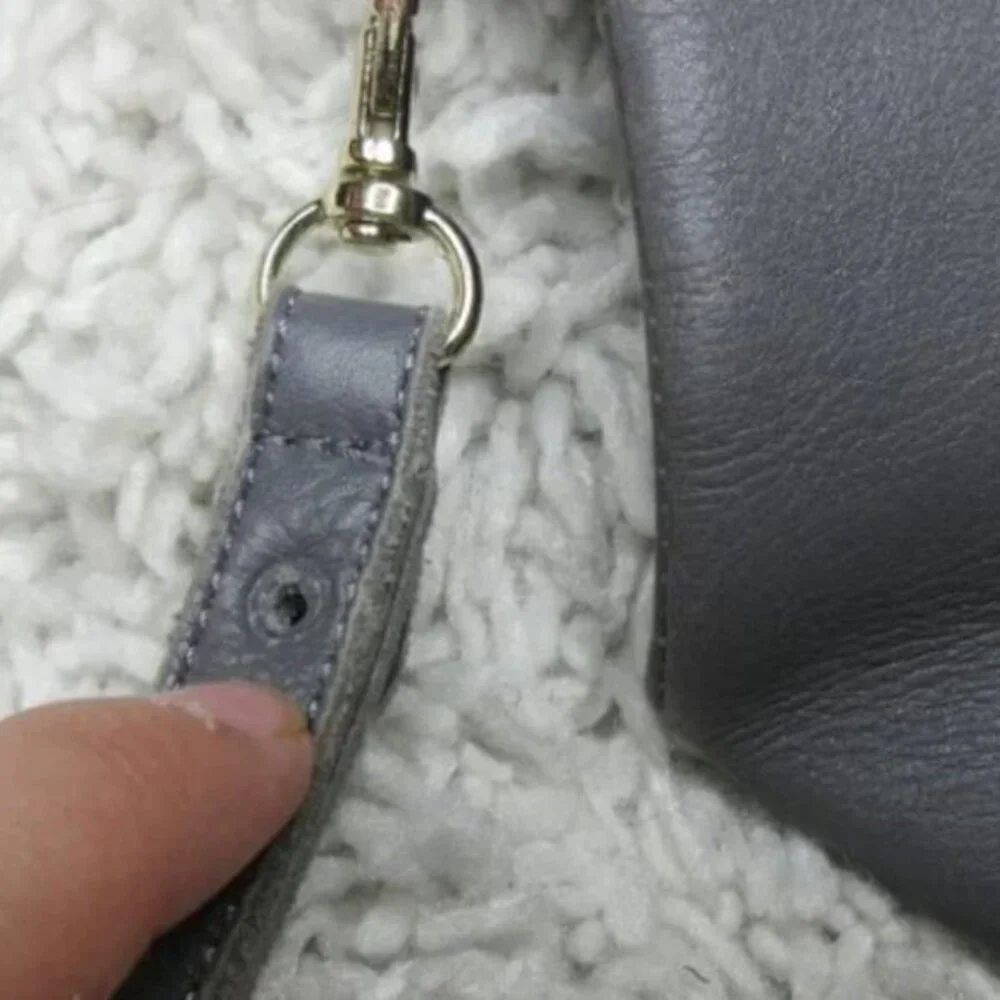 Cincinati leather boutique clutch/ make up bag‎